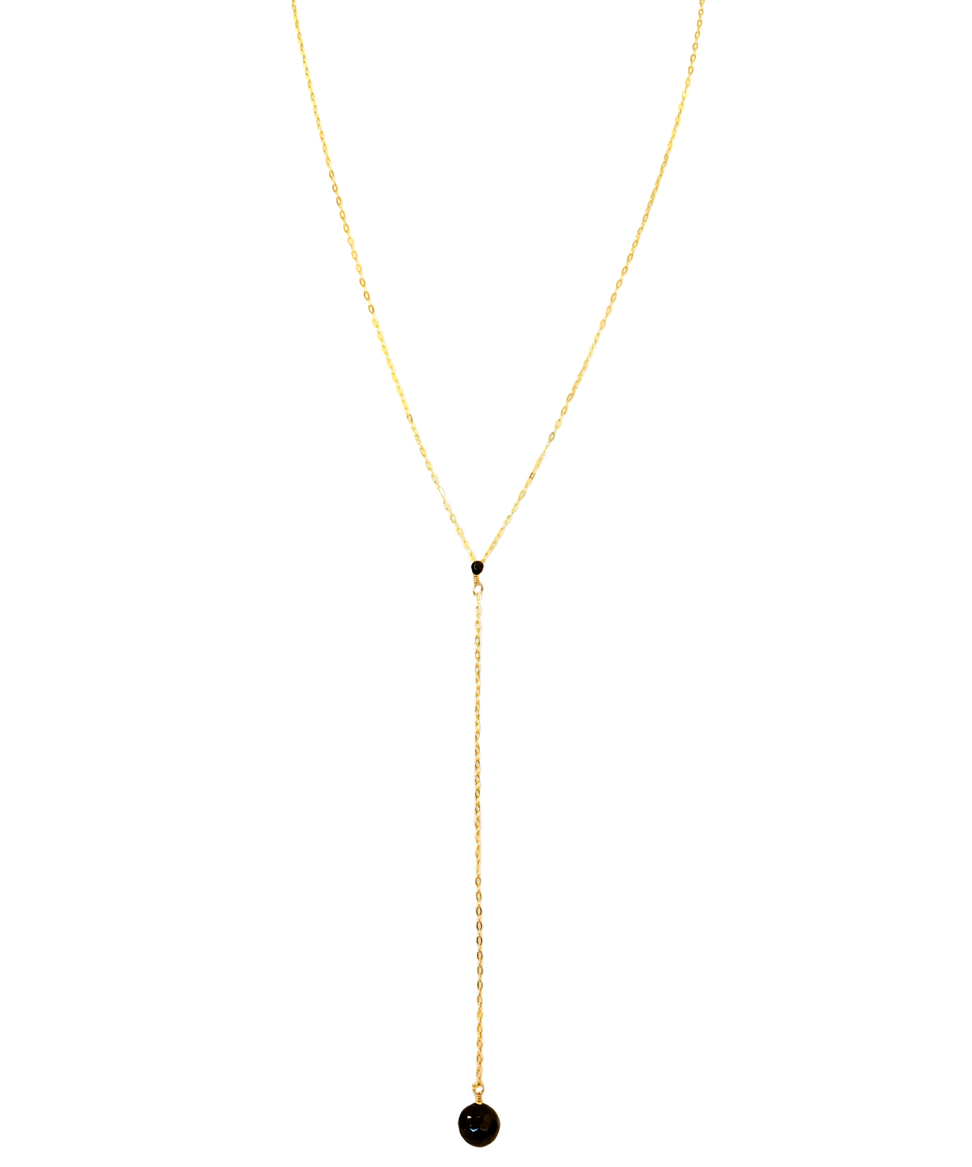 CHARLENE K 14K Gold Vermeil With A Gemstone Onyx Drop Pendant Necklace ...